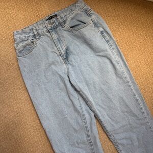 SHEIN Light Blue Denim Pants
